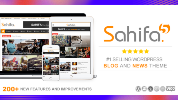 Sahifa Theme GPL v5.8.5 – Responsive WordPress News / Magazine / Blog Websites