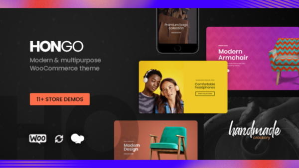 Hongo Theme GPL v3.4 – Modern & Multipurpose WooCommerce WordPress Theme