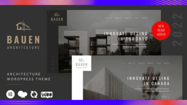 Bauen Theme GPL v9.3.3 – Architecture & Interior WordPress Theme