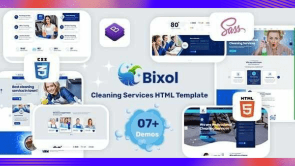 Bixol Theme GPL v1.7.0 – Cleaning Services WordPress Theme