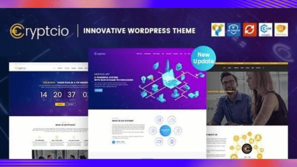 Cryptcio Theme GPL v1.6.7 – Innovative WordPress Theme