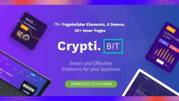 CryptiBIT Theme GPL v1.4.1 – Technology, Cryptocurrency, ICO/IEO Landing Page WP Theme