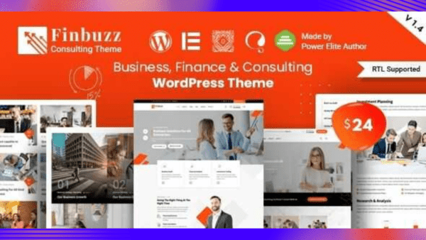 Finbuzz Theme GPL v2.1.4 – Corporate Business WordPress Theme