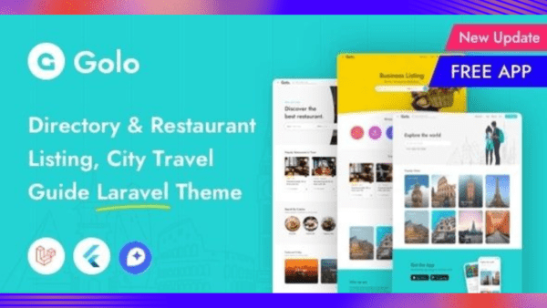 Golo Theme GPL v1.6.9 – Directory & Listing, City Travel Guide Websites