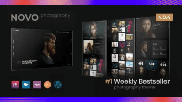 Novo Photography WordPress Theme GPL v4.3.0