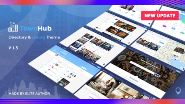 TownHub Theme GPL v1.8.2 – Directory & Listing WordPress Websites