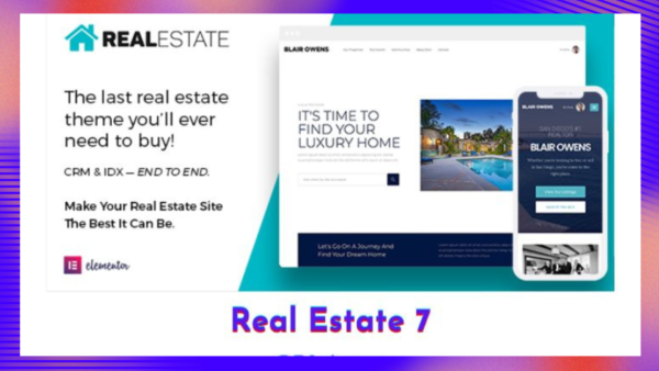 Real Estate 7 Theme GPL v3.4.9 – Real Estate WordPress Websites