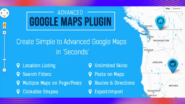 Advanced Google Maps GPL v5.8.0 – WP MAPS PRO