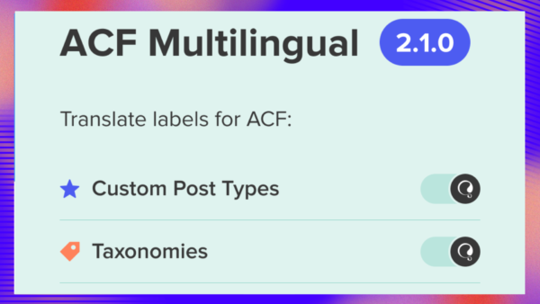 Advanced Custom Fields Multilingual GPL v2.1.4.2