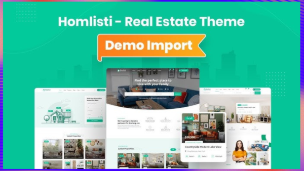 Homlisti Theme GPL v1.9.4 – Real Estate WordPress Theme + RTL