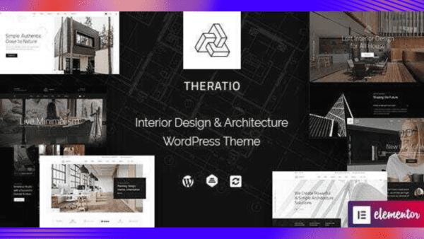 Theratio Theme GPL v1.3.8 – Architecture & Interior Design Elementor WP Theme