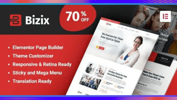 Bizix Theme GPL v2.2.0 – Corporate & Business WordPress Website