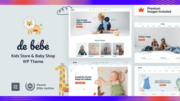 Debebe Theme GPL v7.2 – Baby Shop and Children Kids Store WordPress