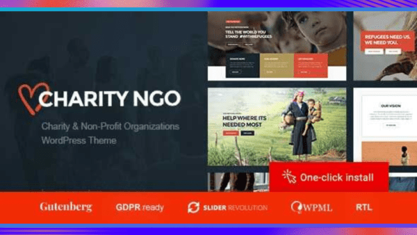 Ngo Theme GPL v1.6 – Charity Donation WordPress Theme