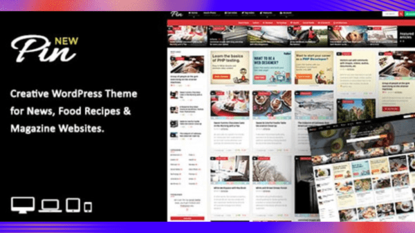 Pin Theme GPL v7.0 = Pinterest Style / Personal Masonry Blog / Front-end Submission