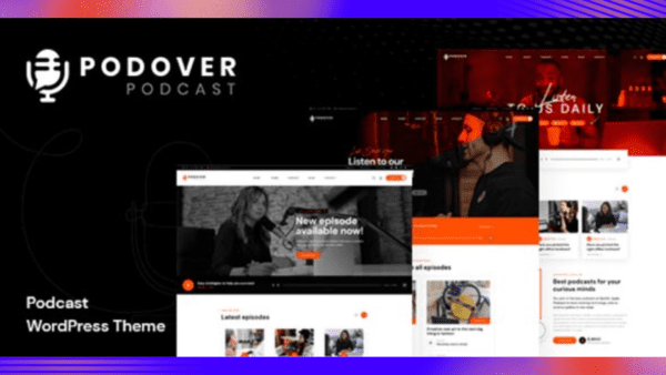 Podover Theme GPL v1.1.7 – Podcast WordPress Theme