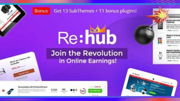 REHub Theme GPL v19.8.7 – Directory, Comparison, Affiliate, Multi Vendor, Community